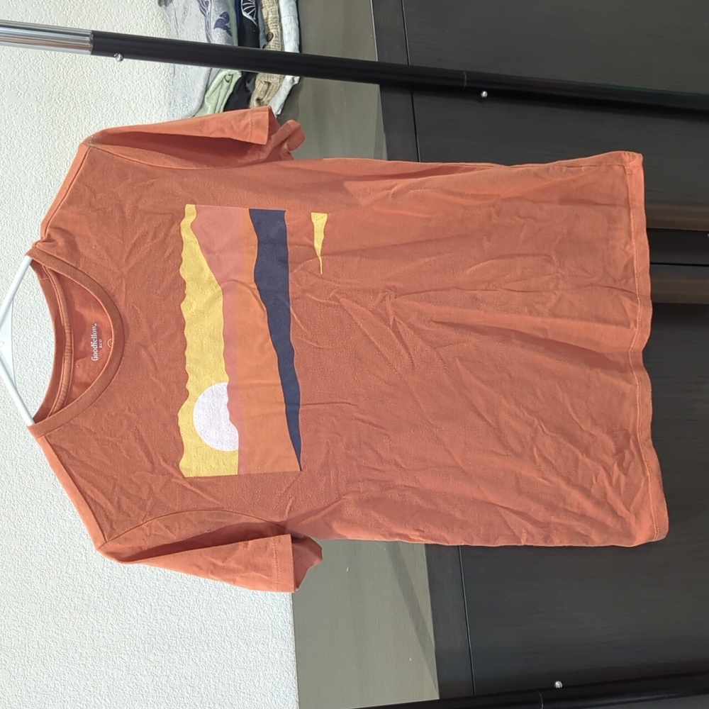 Goodfellow & Co Orange Graphic T-Shirt